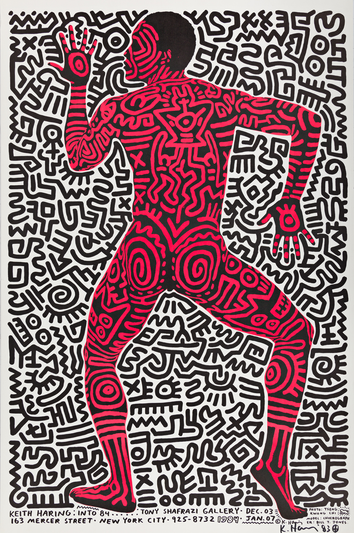 KEITH HARING Keith Haring : Into 1984 / Tony Shafrazi Gallery.